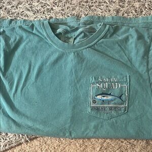 salty squad clearwater beach florida tee.